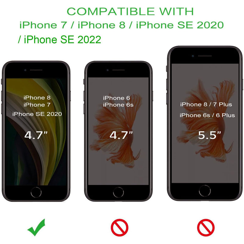 Tough on iPhone SE 2022 & 2020/iPhone 7 & 8 Case Liquid Silicone