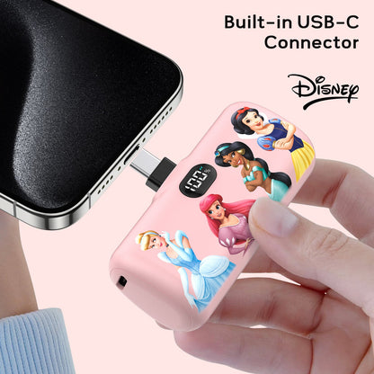 Disney Compact 5000mAh Power Bank with USB-C Connector