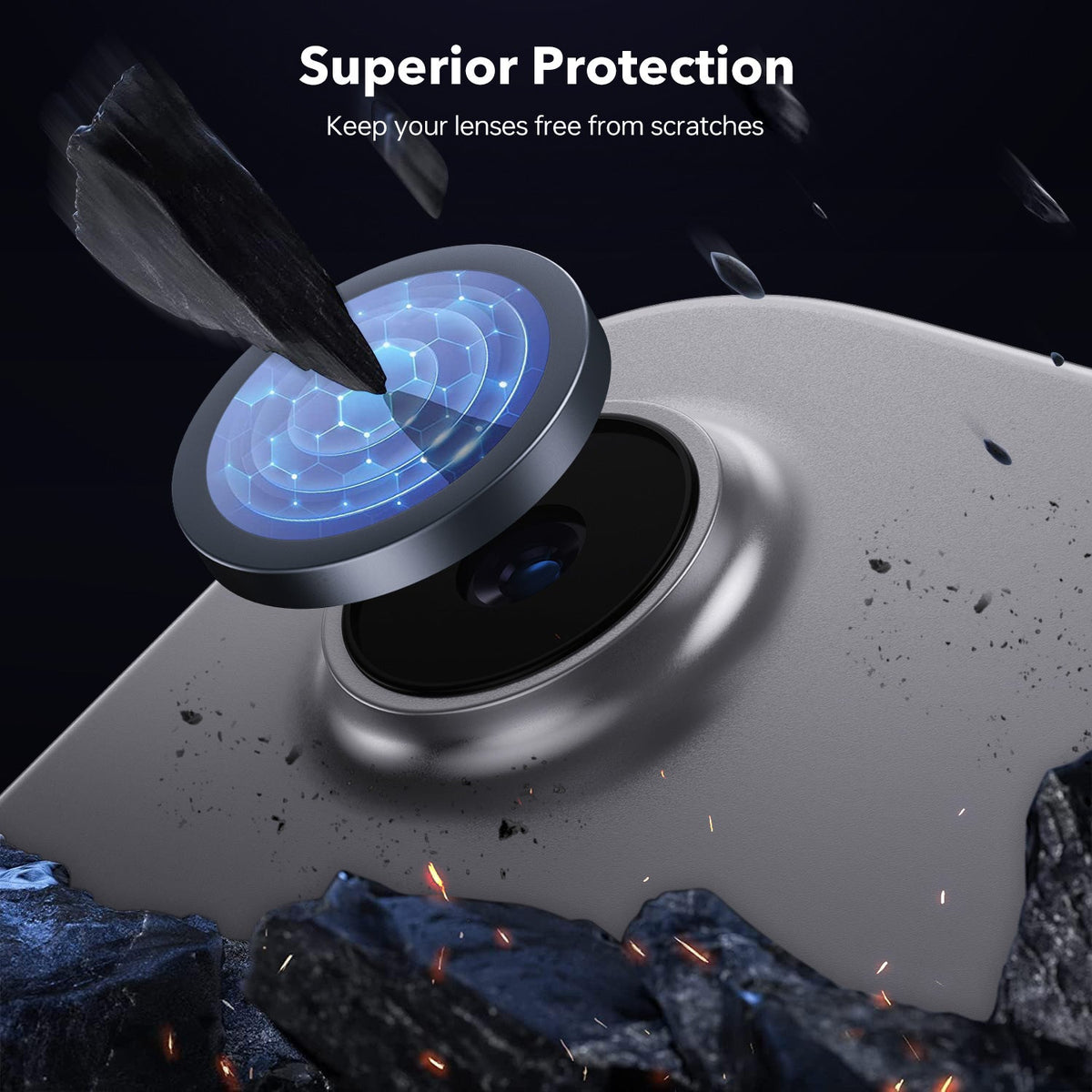 Tough On iPad Air 11" 2026 / 2025 / 2024 Rear Camera Protector Tempered Glass