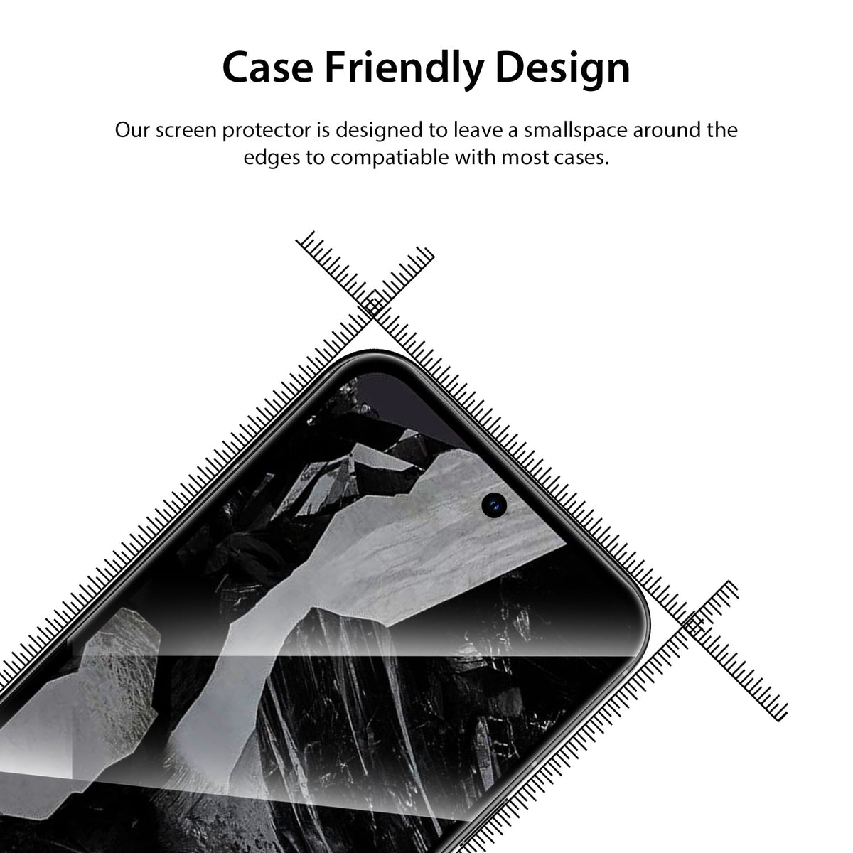 Tough On Google Pixel 9 Pro / 10 Pro / 10 Tempered Glass Screen Protector