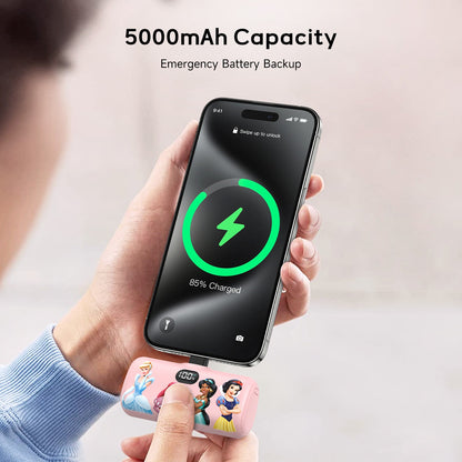 Disney Compact 5000mAh Power Bank with USB-C Connector