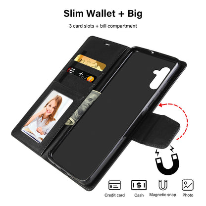 Tough On Samsung Galaxy A55 5G Case Wallet Leather Cover