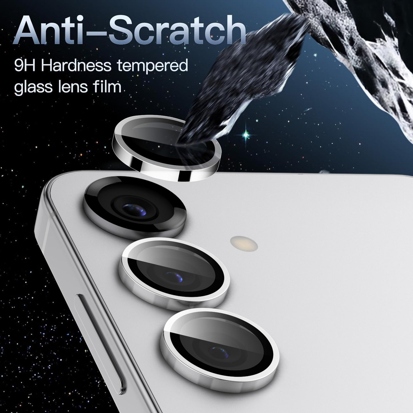 Tough On Samsung Galaxy S25 Plus Camera Lens Protector Clear