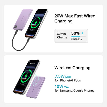 Tough On 5000mAh Ultra Slim Magnetic Power Bank