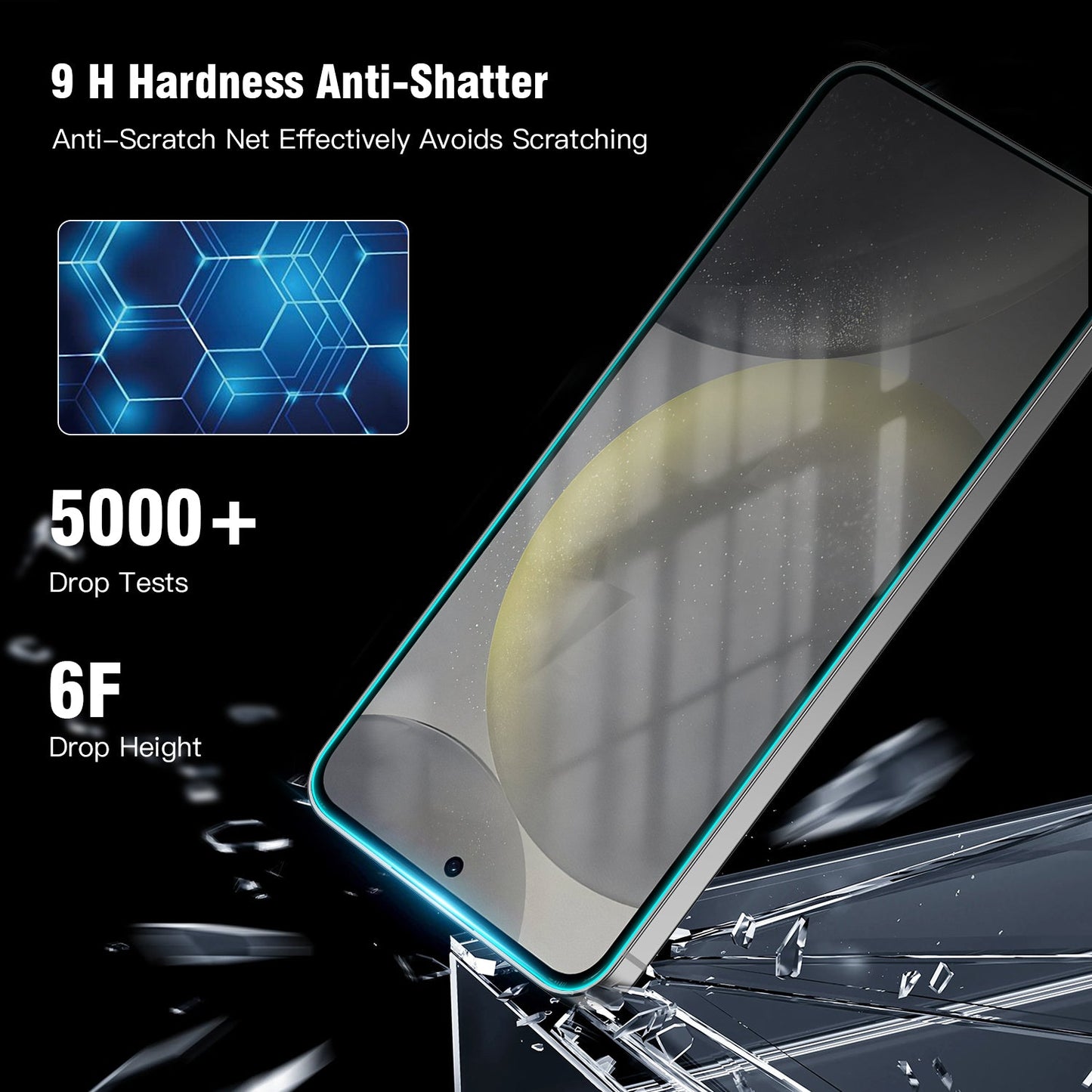 Tough On Samsung Galaxy S25 Screen Tempered Glass Protector