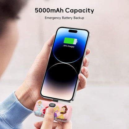 Disney Compact 5000mAh Power Bank with Lightning Connector