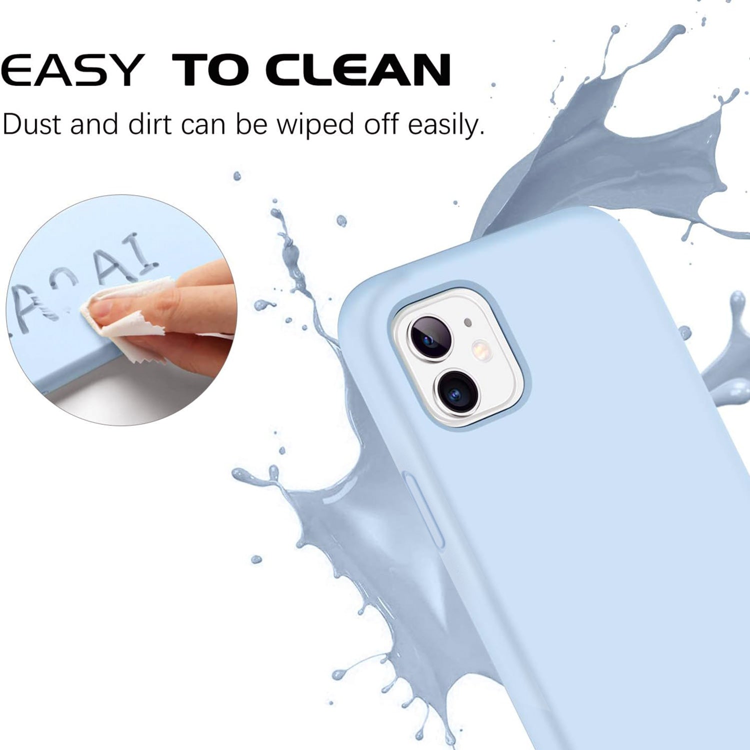 Smartphone Cleaning Rubber Phone Case Smartphone Clean Phone Case