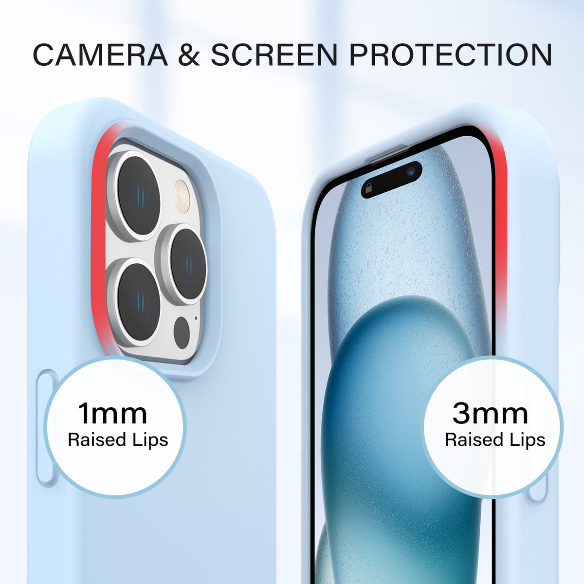 Tough On iPhone 15 Pro Max Strong Liquid Silicone Case with Magsafe