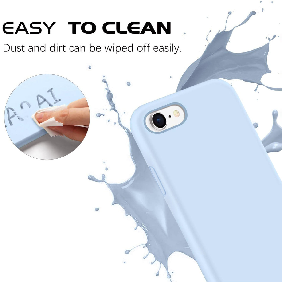 Tough on iPhone SE 2022 & 2020/iPhone 7 & 8 Case Liquid Silicone