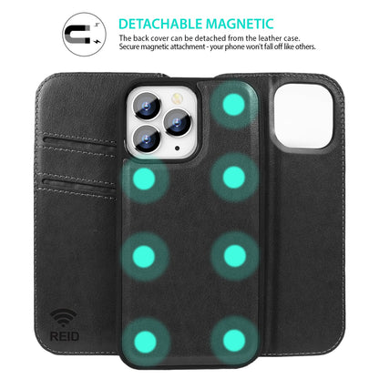 Tough On iPhone 16 Pro Max Case Magnetic Fine Detachable Leather