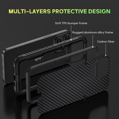 Tough On iPhone 15 Pro Max Case Iron Shield with Magsafe