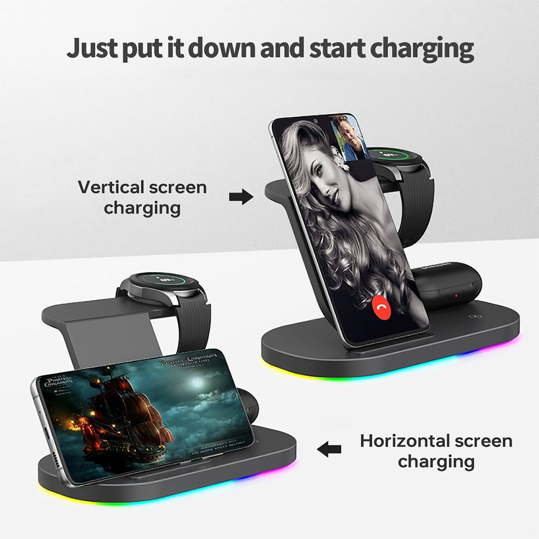 Tough On 3-in-1 Wireless Charger (for Samsung Galaxy Devices) and 20W USB-C Charger Bundle