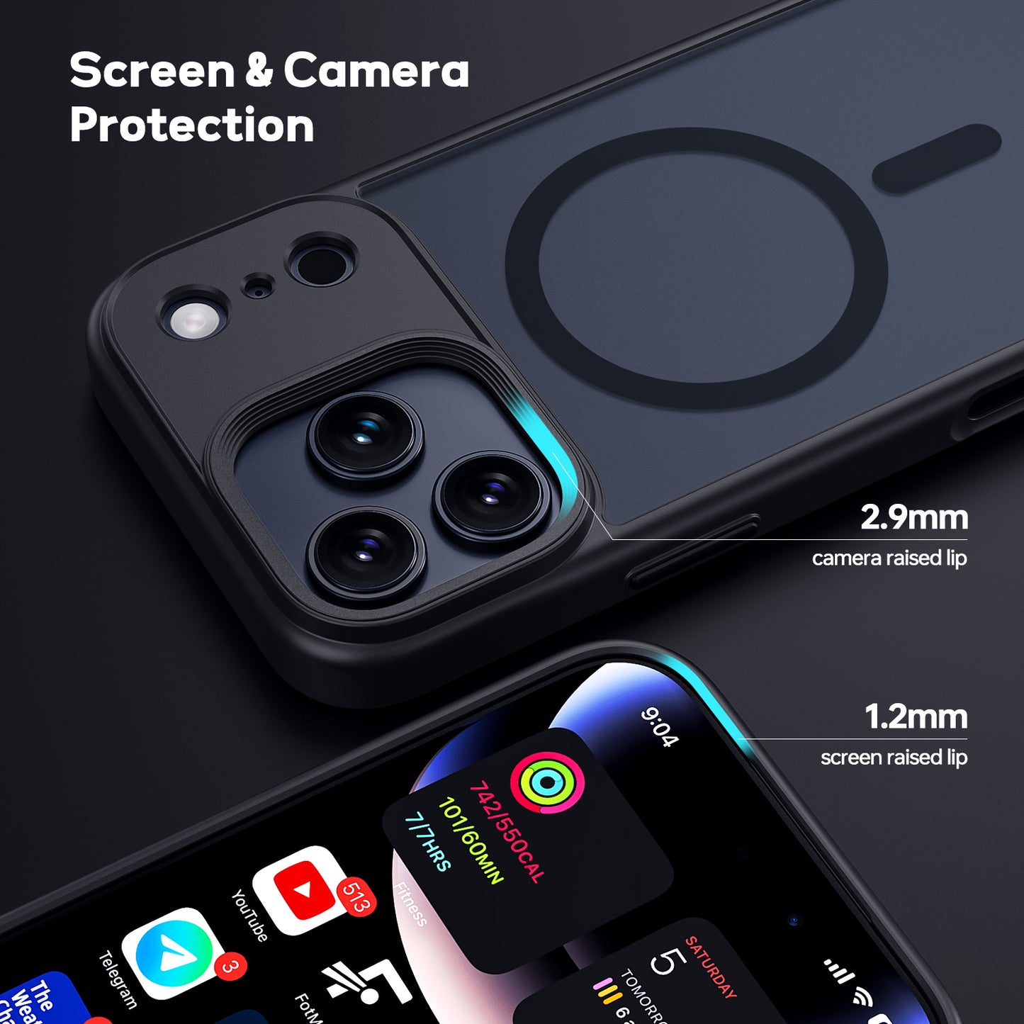 Tough On Shockproof Case with Magsafe for iPhone