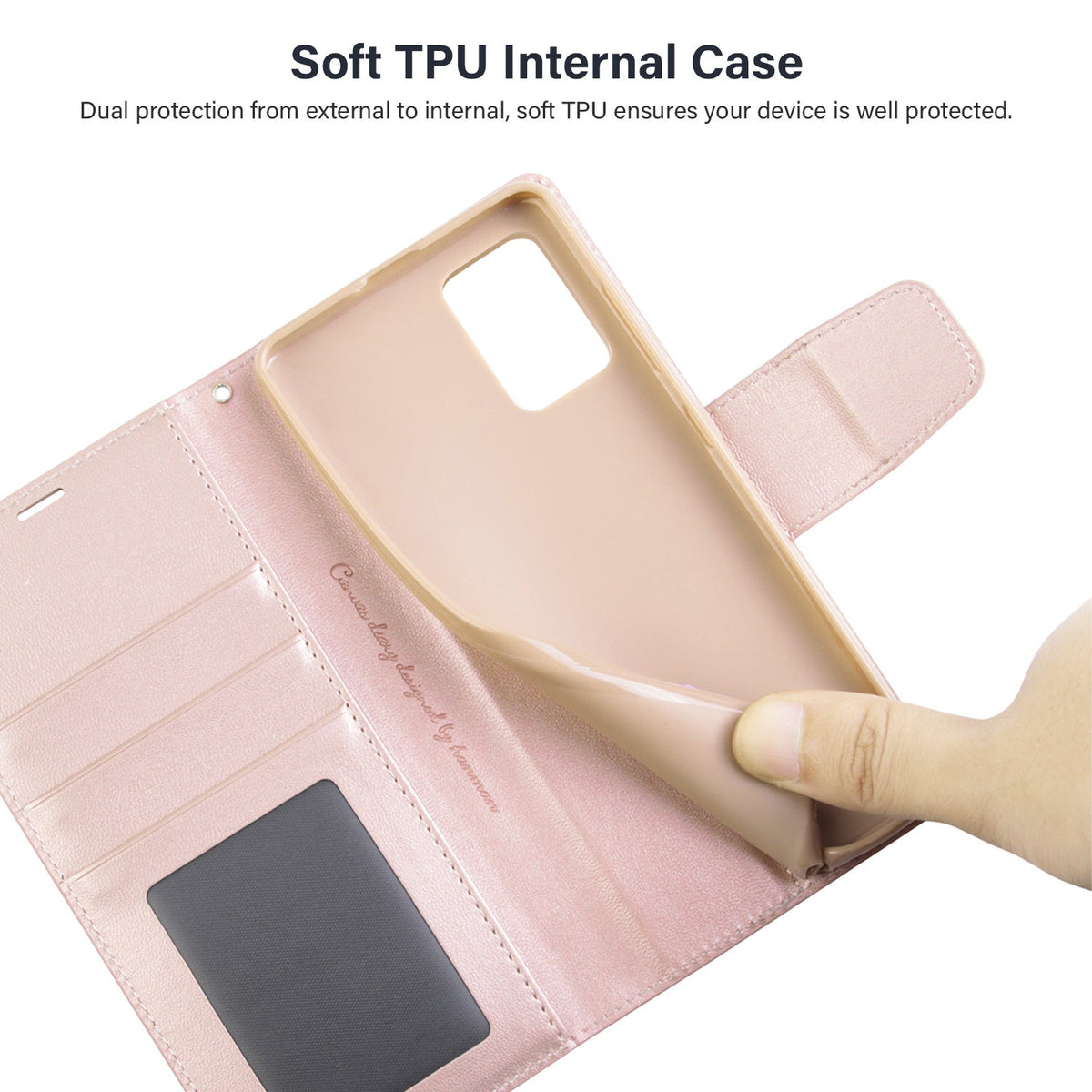 Tough On Samsung Galaxy A15 5G Case Wallet Leather Cover