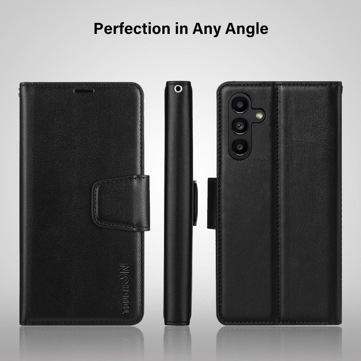 Tough On Samsung Galaxy A15 5G Case Wallet Leather Cover