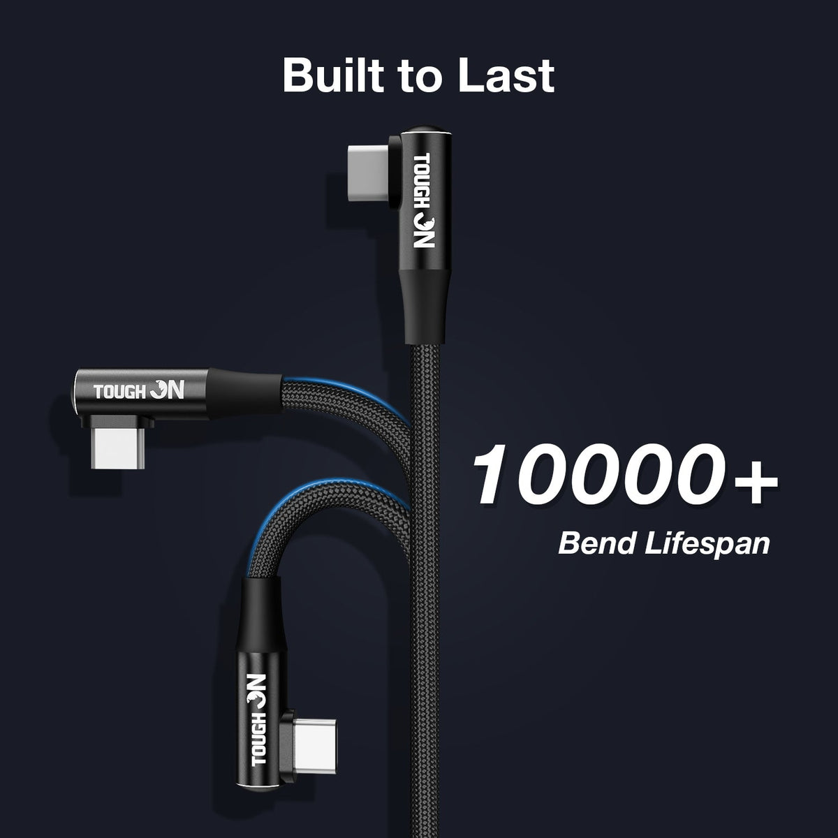 Tough On USB A to USB C Charger Cable 100W Fast Charging Cable
