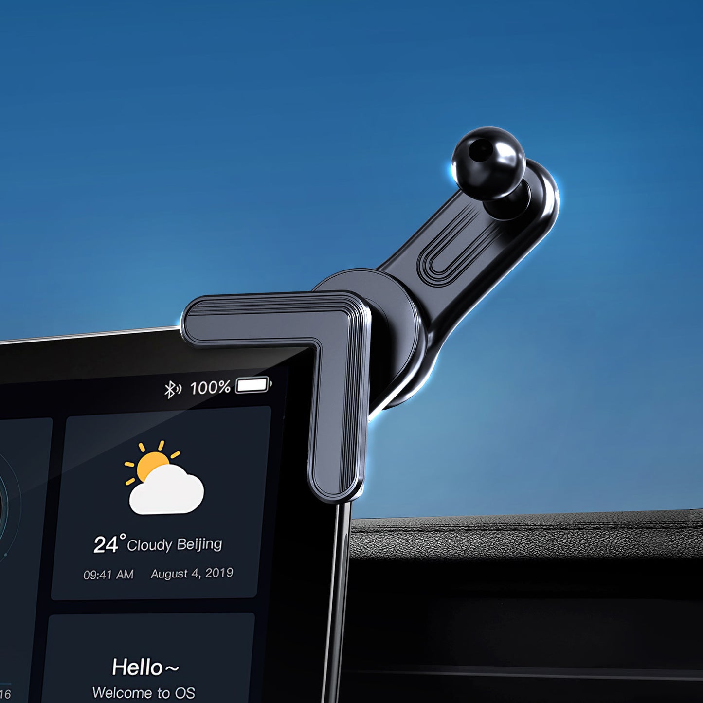 Tough On Universal Car Mount Base with Ball Joint
