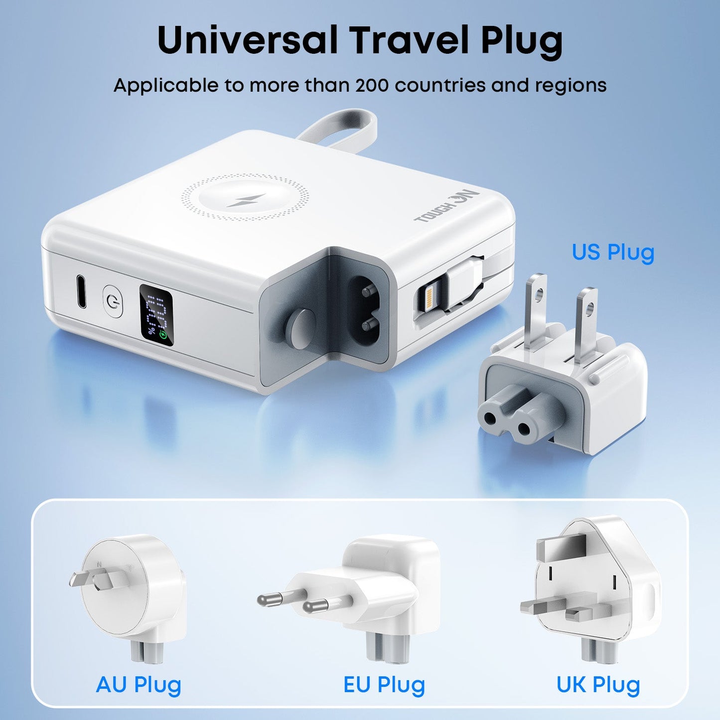 Tough On MagGo 5-in-1 Universal Travel Power Bank 10000mAh