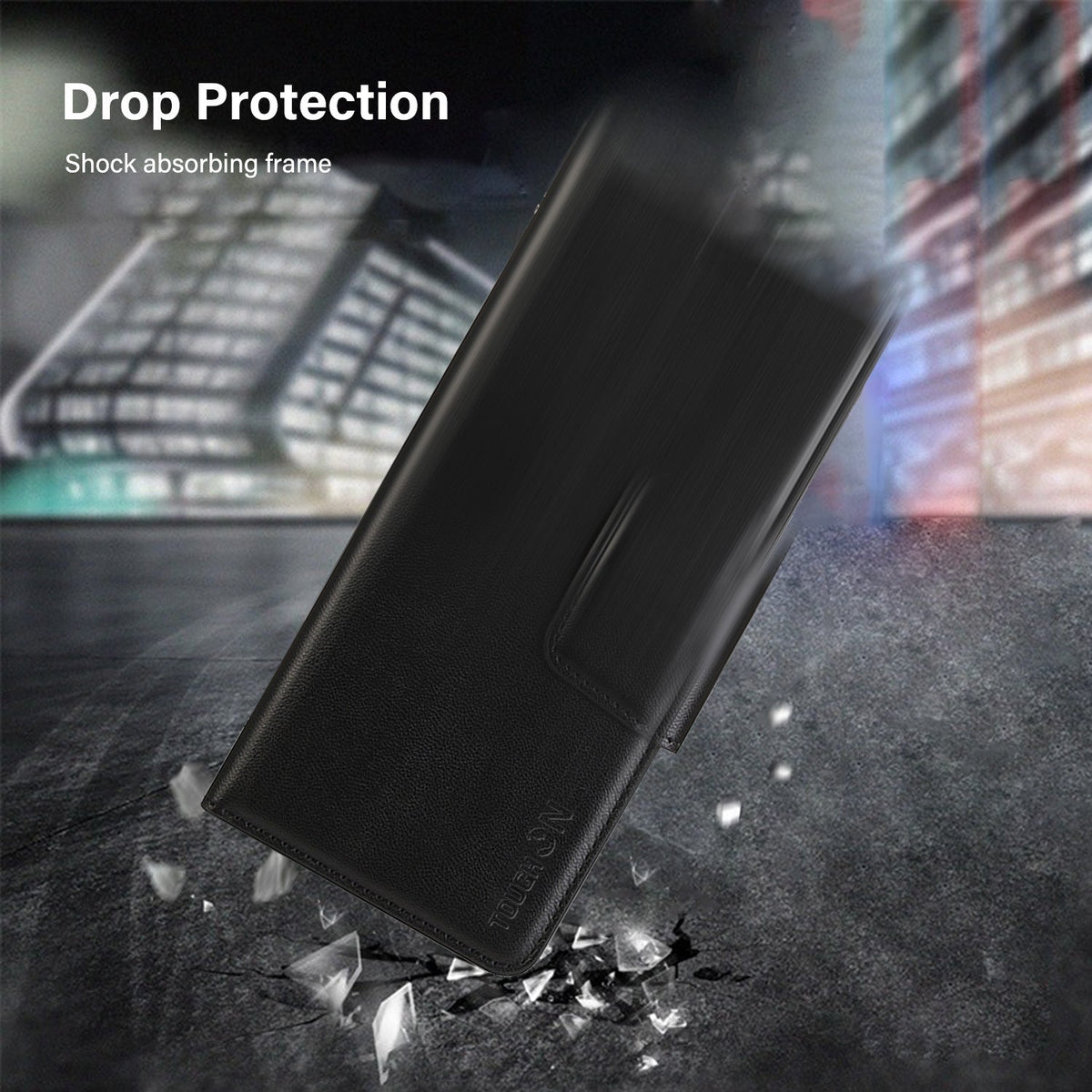 Tough On Samsung Galaxy A15 5G Case Wallet Leather Cover