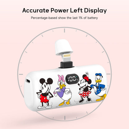 Disney Compact 5000mAh Power Bank with Lightning Connector