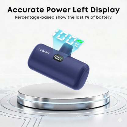 Tough On Mini Portable Charger 5000mAh Power Bank PD Fast Charging for iPhone