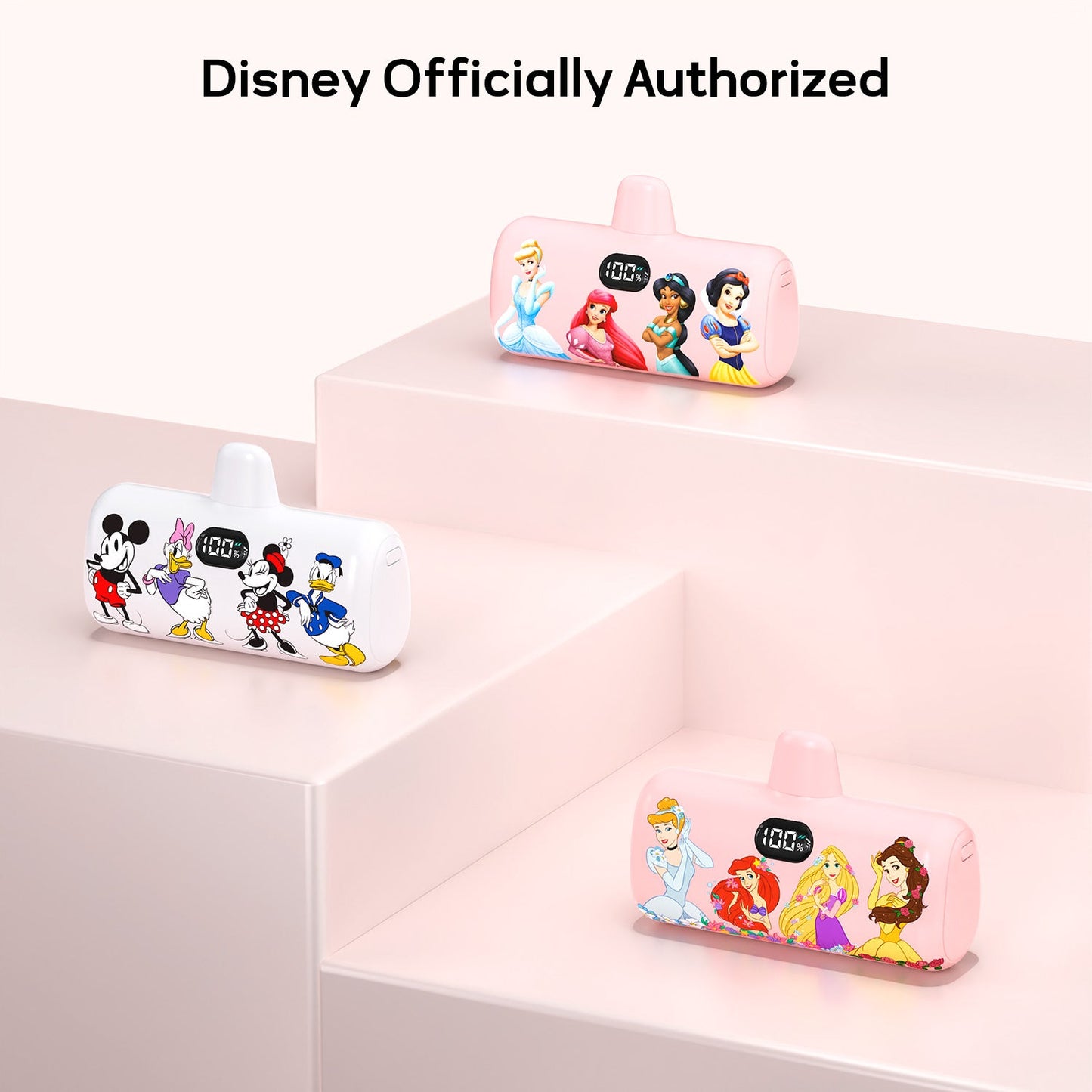 Disney Compact 5000mAh Power Bank with Lightning Connector