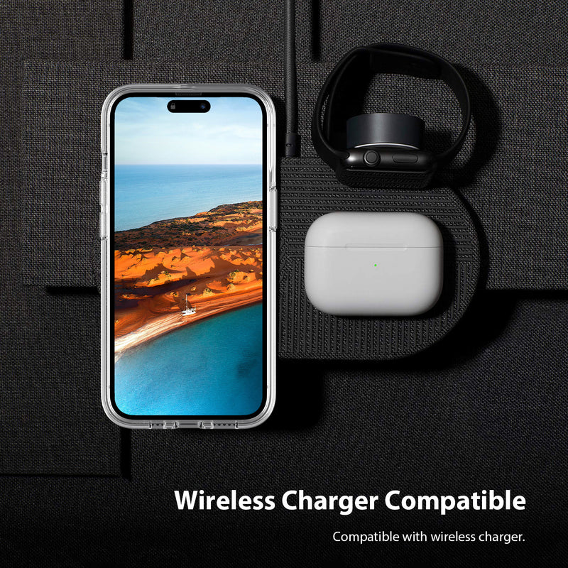 Tough On iPhone 15 Pro Clear Case with MagSafe