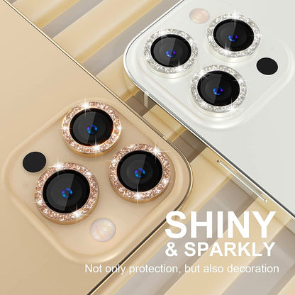 Tough On iPhone 14 Pro / Pro Max Rear Camera Lens Diamond Gold