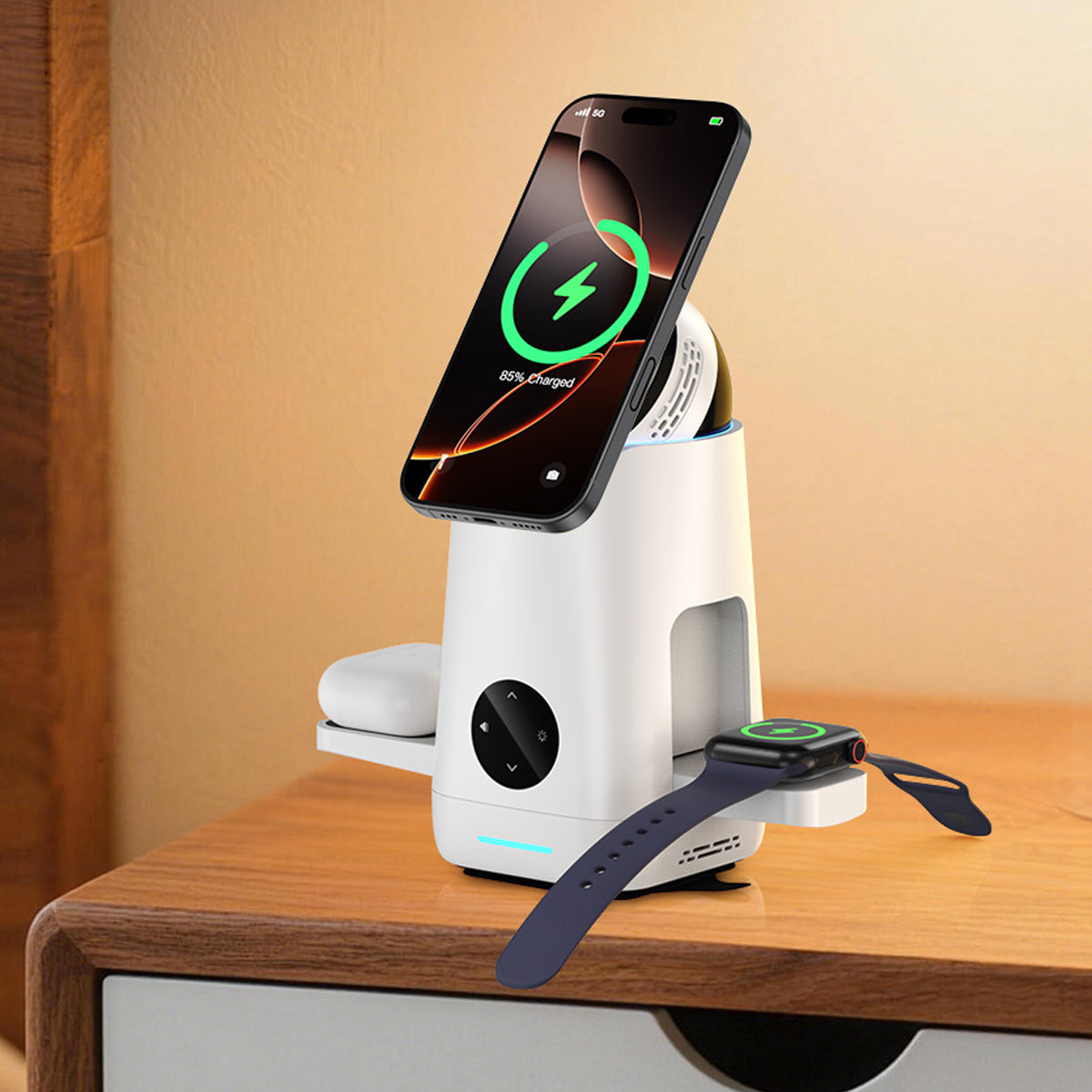 2 Pack Tough On MagMax Qi2 3-in-1 Wireless Charger