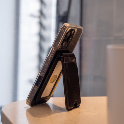 Magnetic Wallet Card Holder With FlexStand