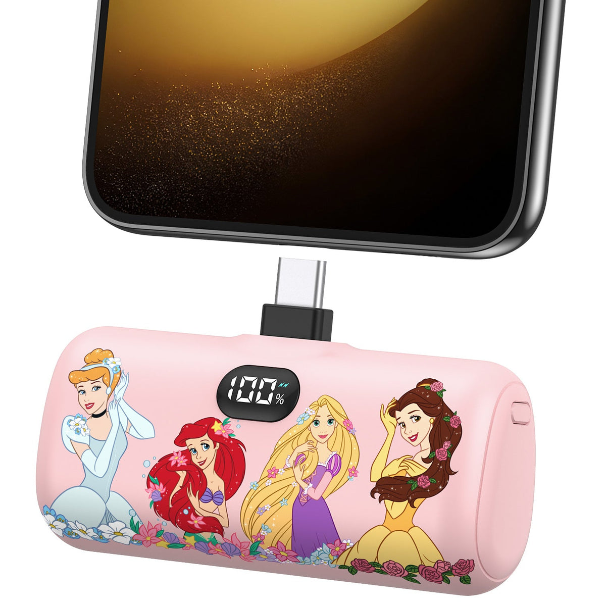 Disney_Princess #1_Compact_Power_Bank_with_USB-C_Connector