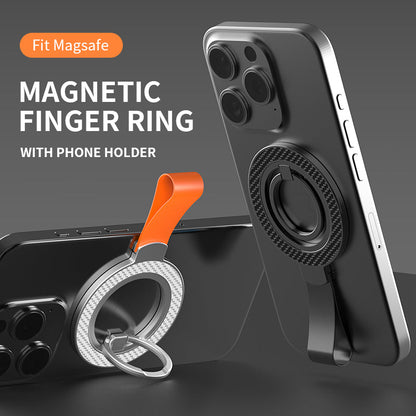 Tough On Magnetic Phone Grip Holder with Kickstand