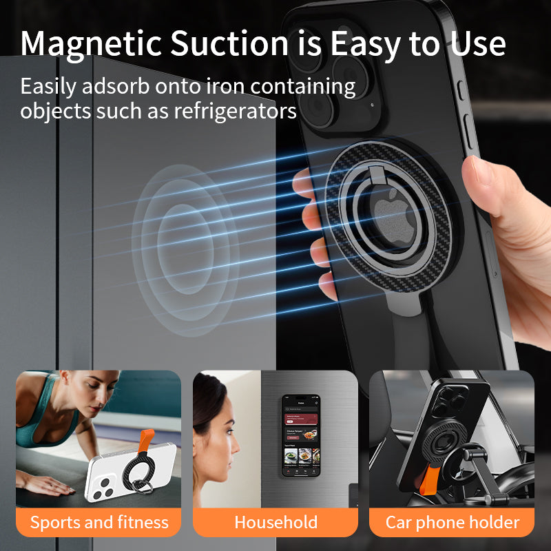 Tough On Magnetic Phone Grip Holder with Kickstand