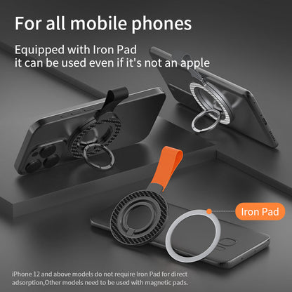 Tough On Magnetic Phone Grip Holder with Kickstand