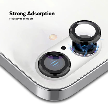 Tough On iPhone 16 Camera lens Protector Tempered Glass Individual Ring