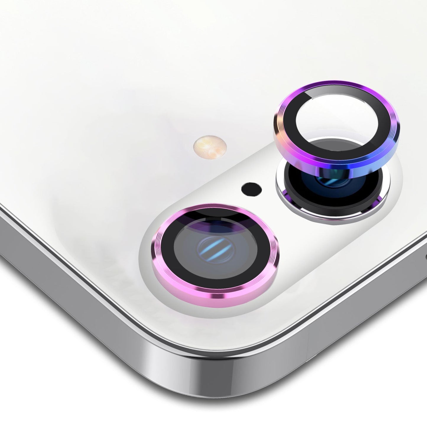 Tough On iPhone 16 Camera lens Protector Tempered Glass Individual Ring