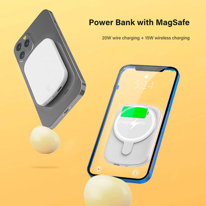 Tough On MagSafe Portable Power Bank Mini Magnetic Wireless Charger