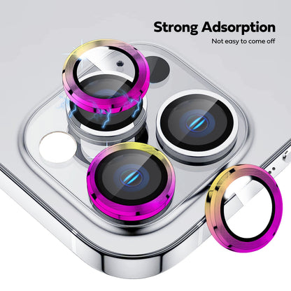 Tough On iPhone 16 Pro Camera lens Protector Tempered Glass Individual Ring