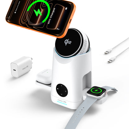 Tough On MagMax QI2 3-in-1 Wireless Charger with Smart IR Auto-Rotation