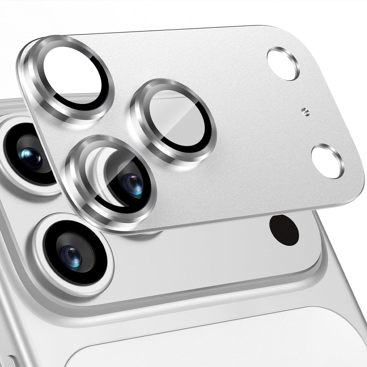 Tough On Rear Camera Protector Matte Metal for iPhone