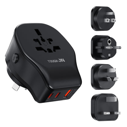 Tough On 20W Universal Travel Charger with 4 Plug Adapter