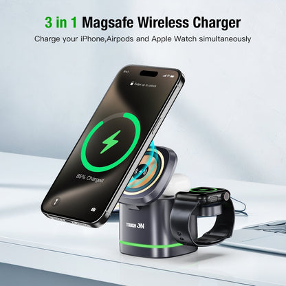 Tough On 3-in-1 MagSafe Wireless Charger (for Apple Devices) and 20W USB-C Charger Bundle