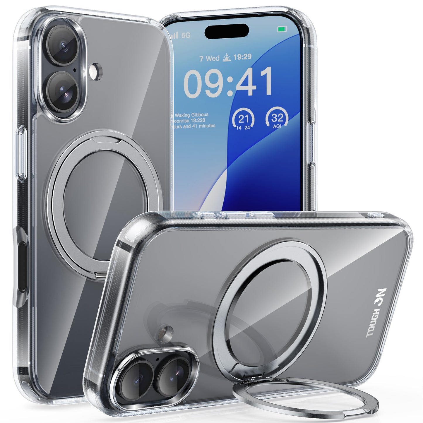 Tough On 360° Rotate Stand Case With MagSafe for iPhone