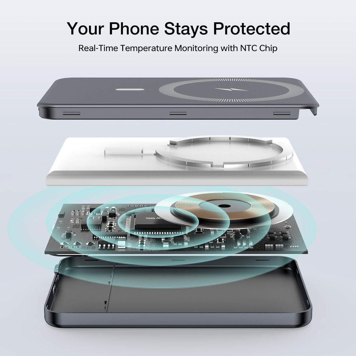 Tough On 5000mAh Ultra Slim Magnetic Power Bank