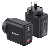Tough On 65W 3 Port PD & QC 3.0 Fast Wall Charger