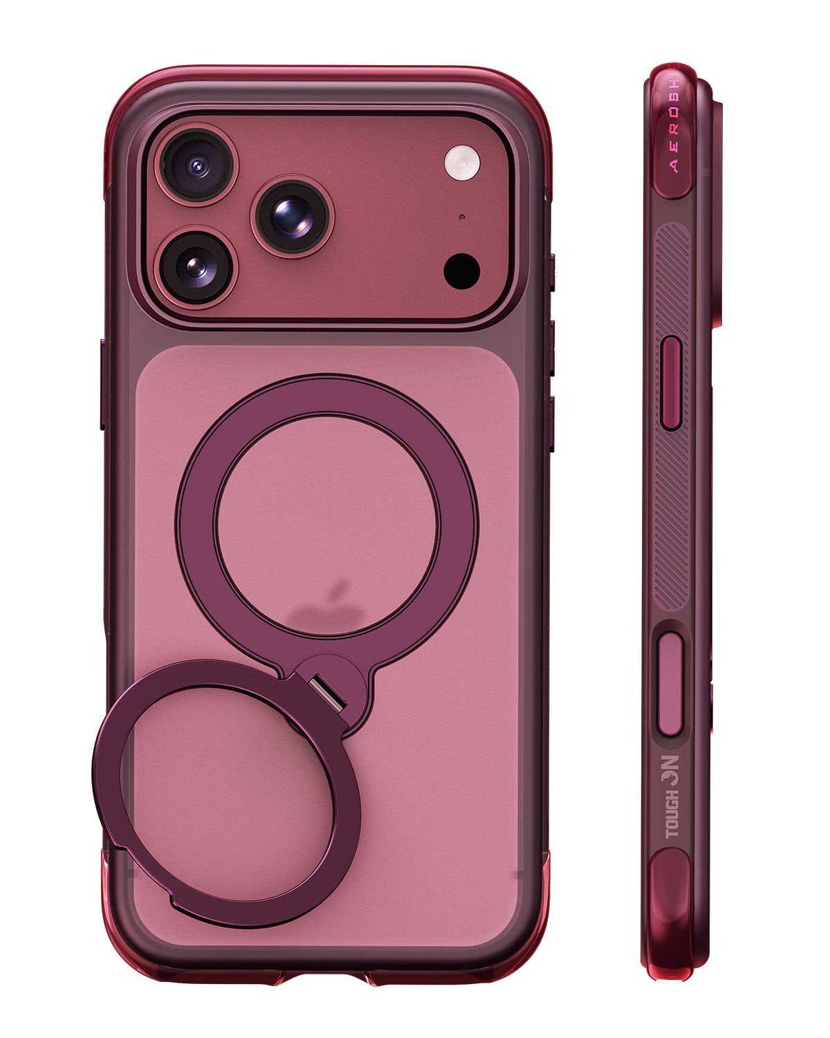 Tough On AeroShield Magnetic Case for iPhone with Air-Cushion & 360° Stand