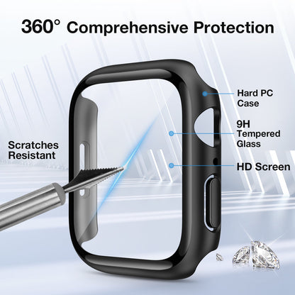 Tough On Apple Watch Case Series 10 42mm with Tempered Glass Screen Protector