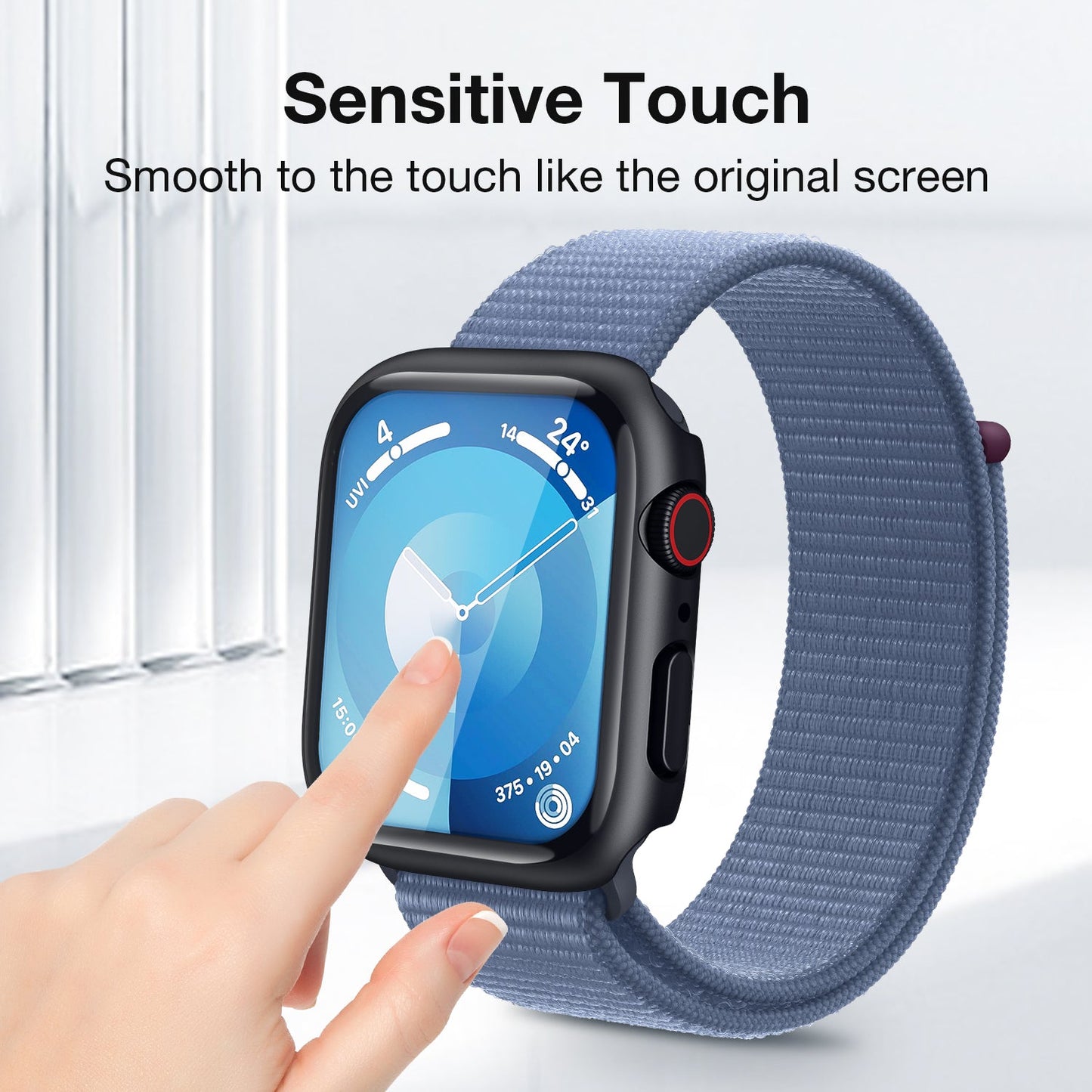 Tough On Apple Watch Case Series 10 42mm with Tempered Glass Screen Protector