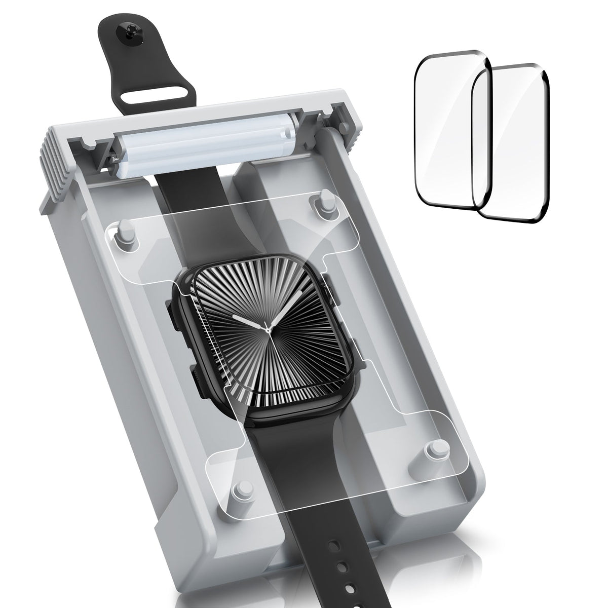Tough On Apple Watch Screen Protector with Install Kit 2 Pack-2