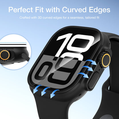 Tough On Screen Protector 2 Pack for Apple Watch with Installation Kit